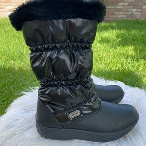 TÉCNICA WATERPROOF FAUX BLACK  WINTER & RAIN BOOTS